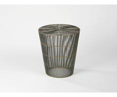 Lambert Thoban H47 D43 Tabouret dappoint métallique Anthracite Taille Unique