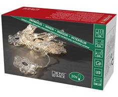 Konstsmide 3144-303 Guirlande Lumineuse Décorative à LED, Métal/,, 0.6 W, Blanc