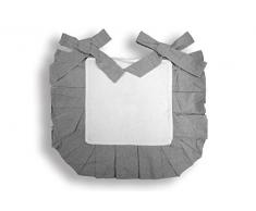 Soleil docre Forever Dessus de Chaise, Coton, Blanc, 40 x 40 x 3 cm