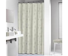 Sealskin Flower Rideau de Douche, Ã©cru, 3Â x 180Â x 200Â cm