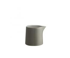 Alessi DC03/94 B Pot à lait moyen, Céramique, gris clair,