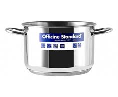 Officine Standard Sara Faitout, Acier Inoxydable, 31Â x 20Â x 14Â cm