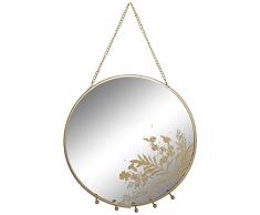 Item Int Miroir Mural en métal avec Crochets 20 x 20 cm, 20 x 20 cm