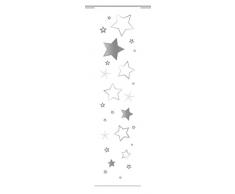 Home Fashion Stars Panneau Coulissant, Tissu, Gris, 245 x 60 x 0,1 cm