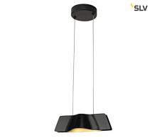 WAVE PENDANT. suspension. noir. LED 8.6W 3000K avec patère