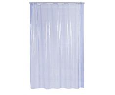 RIDDER Brillant Rideau de Douche, 100% Polyethylene, Bleu Transparent, ca. 180x200 cm