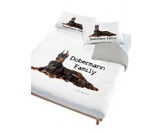 Italian Bed Linen Doberman (lit 135 140/200 x 200 cm-) 52 x 82 cm
