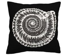 Collection DArt 5142 Ammonite Kit de Coussin Gros Trous Coton Multicolore 50 x 45 x 0,1 cm