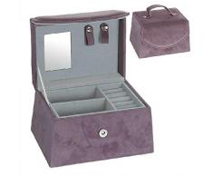 Dcasa BoÃ®te Ã Bijoux 2 Niveaux pour Armoire Rangement de dÃ©corations Festival Articles pour la Maison Unisexe Adulte Couleur Unique