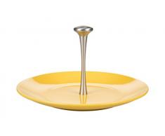 Kaleidos Classique Plat Ã Fromage avec poignÃ©e 31Â cm, CÃ©ramique Forte, Aluminium, Jaune, 31Â x 31Â x 16,5Â cm