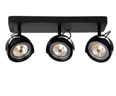 Lucide TALA LED - Spot Plafond - LED Dim. - 3x12W 2700K - Noir