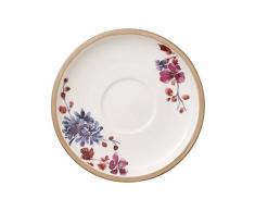 Villeroy & Boch Artesano ProvenÃ§al Lavande Sous-tasse, 16 cm, Porcelaine Premium, Blanc/Multicolore