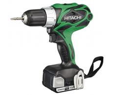 Hitachi perceuse visseuse 14.4Â V 2,6Â ah ref. ds14dmrl6, Vert, 0