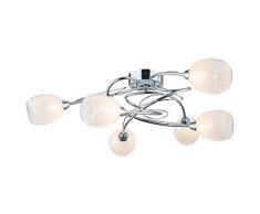 interfan 6L Arena Plafonnier compatible lED g9, 33Â W, chrome