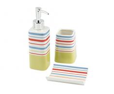 Home Corinne Set Salle de Bains, Faience, Multi-couleurs