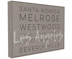 La Collection Stupell DÃ©coration intÃ©rieure surdimensionnÃ© tendue sur Toile DÃ©coration Murale, Multicolore