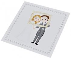 Mopec JX464 Lot de 25 enveloppes en papier cartonné Motif Pop & Fun Multicolore Taille unique