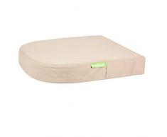 Outbag 31MOPLU-BEI Coussin de Chaise, Polyester, Beige, 45 x 45 cm