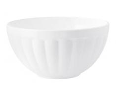 H&H Saladier Costolata, 16Â cm, mÃ©lamine, Blanc