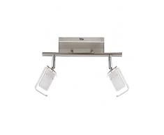 Wofi 7254.02.64.0000 Vileta Spot Nickel Mat 2 x LED 4,5 W 19 cm