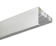 Gardinia Tringle Ã Rideaux avec Ouverture P2Ã Blanc 150 cm