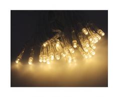 Guirlande Lumineuse à 20 LED - Ãclairage intérieur - Décoration - Blanc Chaud - Minuterie - Fonctionne sur Piles