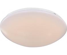 Globo 12 W Kirsten Plafonnier Ã LED en mÃ©tal Blanc