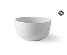 Excelsa Loto Lot de 6 coupelles en cÃ©ramique