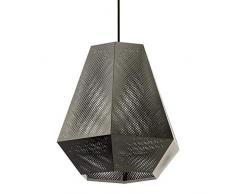 Eglo Lampe Nickel Suspension 1 ampoule Ã 36 cm Nickel noir