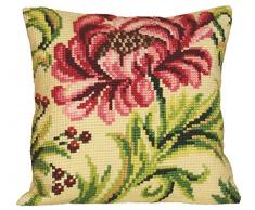 Collection DArt 5009 Rose Sauvage Ã Droite Kit de Coussin Gros Trous Coton Multicolore 50 x 45 x 0,1 cm