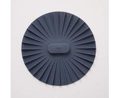 Chefn Lot de 2 couvercles universels pour casseroles et Micro-Ondes Bleu