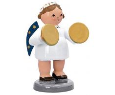 KWO Olbernhau NoÃ«l Allemand Ange avec Hochets 5 Cm / 2 Po Authentique Erzgebirge Anges en Bois Kwo