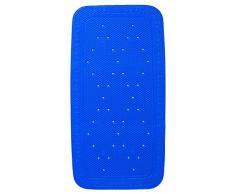 Kleine Wolke 4325732917 Tapis de Baignoire Calypso Set de 2 en Bleu, PVC, 40x30x10 cm