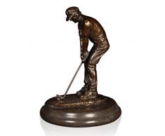 Arte Dal Mondo XN0886.01 Sculpture Classique avec Socle, Bronze, 16 x 11,5 x 11,5 cm