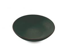 Villa DEste Home Tivoli 2191820 Lot de 6 assiettes creuses Kora en grÃ¨s noir