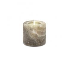 Himalaya Sel Dreams Cristal Photophore Roue, Grey Line, Cristal de sel, Gris, 7Â x 7Â x 7Â cm