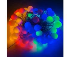 Tenia Guirlande lumineuse Ã LED RVB avec prise 80 12 m IP44 pour intÃ©rieur et extÃ©rieur