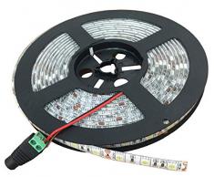Espled Ruban LED de 5 mètres, 14,4 W/m, SMD5050, 12 VDC, RGB, 14,4 W, blanc