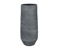 MICA Decorations Guido Vase Rond Gris 60 x 26 cm