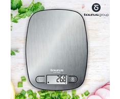 TAURUS 990719000, Balance de cuisine EASY, 990719, inox, argent métallique