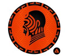 Homedecor. Maison The Gate Keeper DIY adhÃ©sif Cercles Murale sur Toile, tissÃ© Polyester, Grande, 71Â x 71Â cm, Tissu, Multi/Couleur, 71Â x 71Â x 71Â cm