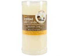 Darice Gabarit dembossage Bougie LED en Plastique Minuteur 7,6Â x 6-inch-Ivory