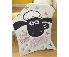 Shaun The Sheep Couverture Polaire en Polyester Multicolore 100 x 150 cm