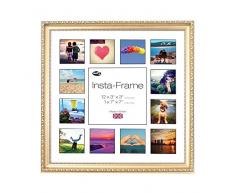 Inov8 Amazonukkitchen 16Â x 40,6Â cm Knightsbridge 13-apperture/Noir Core Britannique Cadres Photo pour 1P Photo, Verre, Champagne, 9 x 12 x 16 cm