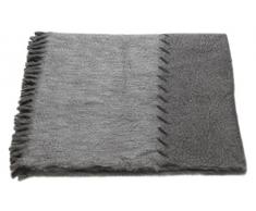 bolzan Lits Van Gogh Plaid, Laine, Gris, Simple, 130Â x 200Â x 2Â cm