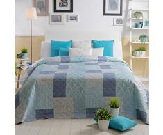 Sancarlos Onlaca Couvre-lit boutis Lit de 90 180X270 Bleu