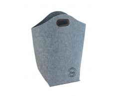 Wenko 62141100 Panier Ã Linge, Gris, 45 x 60 x 25 cm