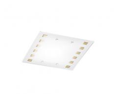 Rossini éclairage 1050 â 45-cri plafonnier décors colorés E27, 15 W, cristal