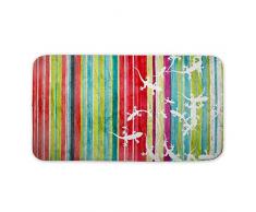 Stilia Slora Tapis de Pied de lit rectangulaire imprimé Multicolore 50 x 90 cm