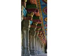 PeelitStickit ID-004Â 60Â Largeur x Hauteurâ¯: 130Â cm Temple Hindou de Haute qualitÃ© Mural en Vinyle Papier Peint Mural